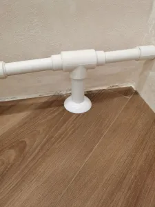 Обвод для труб универсальный ПВХ ИДЕАЛ Ф25-34 001 Белый