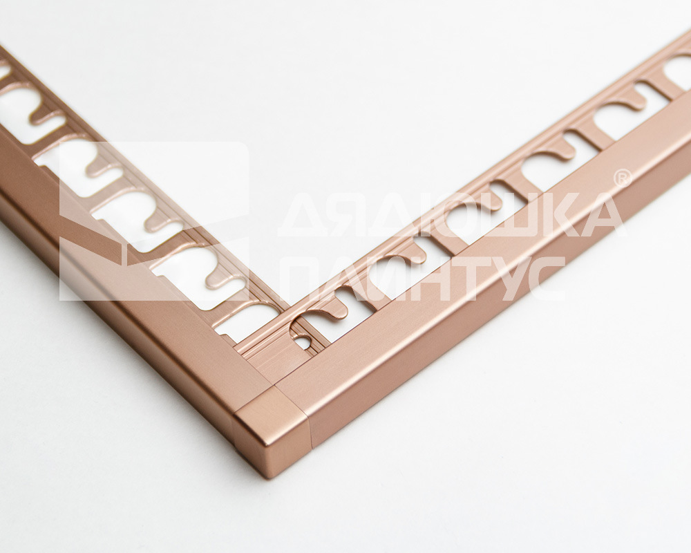 Профиль окантовочный Progress PJQSBX 10 10 мм 2,7 м Крац. Серебро Tiltex