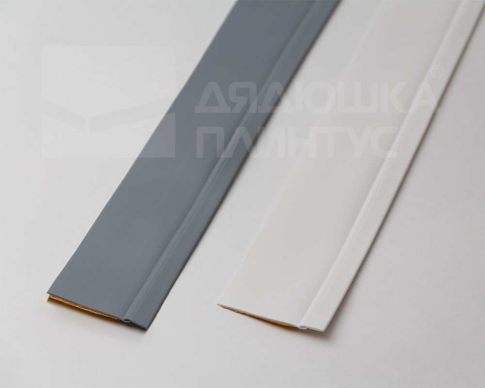 Плинтус ПВХ гибкий Flex 24 м. Серый