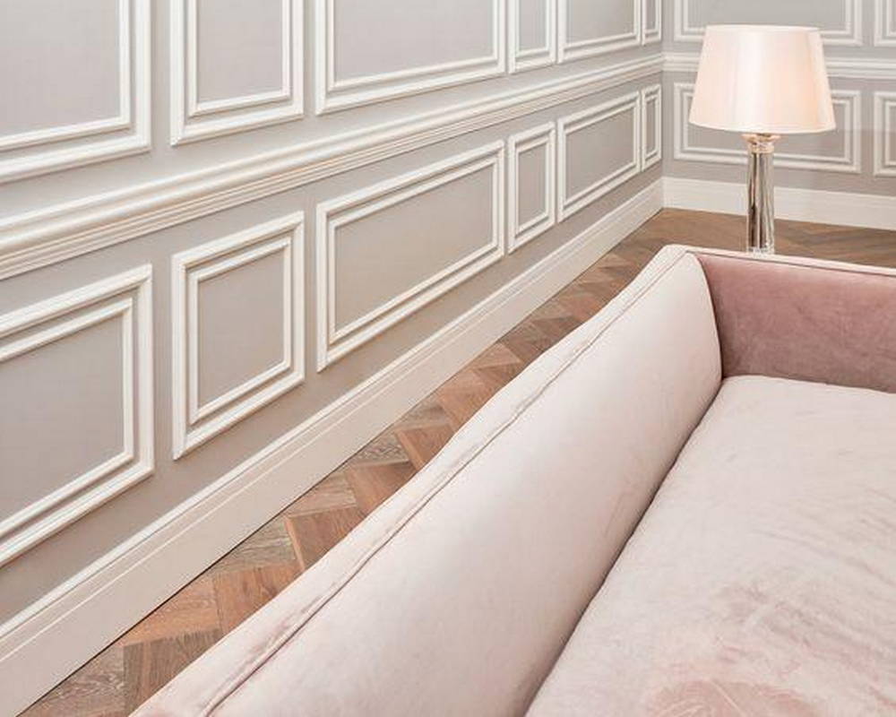 Плинтус из полистирола высокой плотности Волшебная палочка MSPOL 205 120*15*2000 мм Белый под покраску