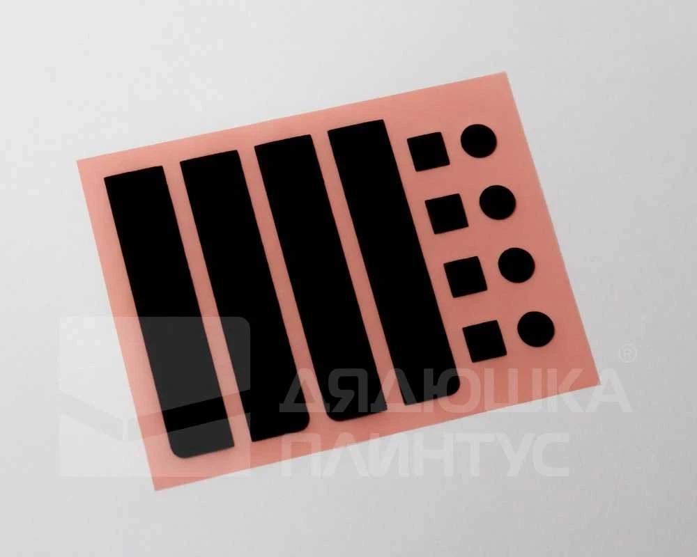 Наклейки торцевые для плинтуса Волшебная палочка. Гарден. 211 Черный