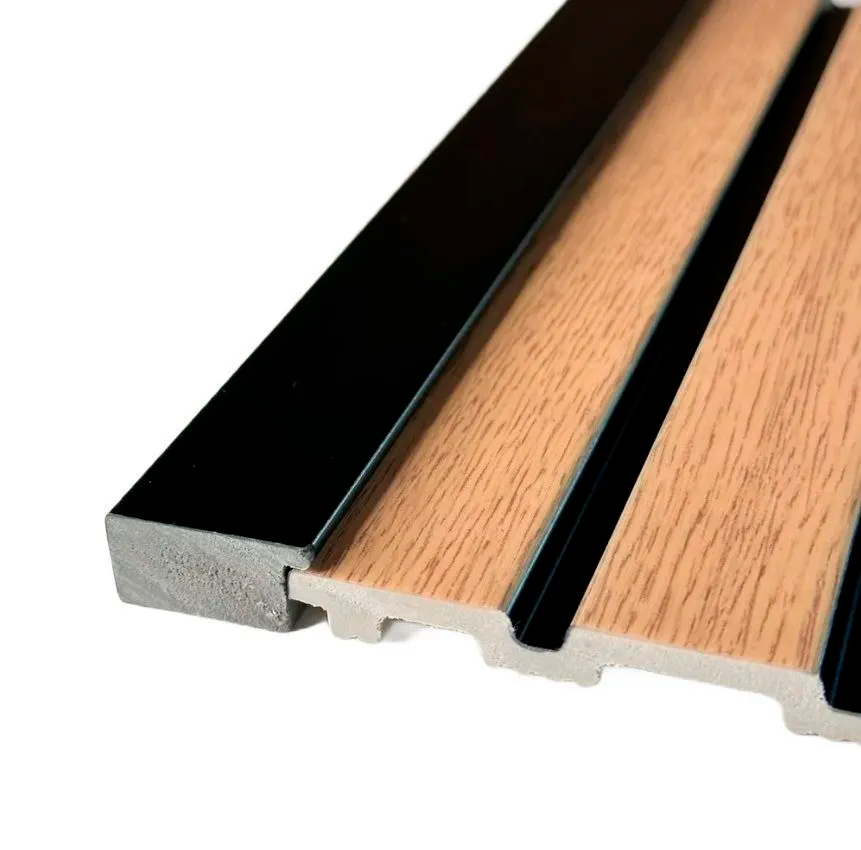 Профиль завершающий для панелей 3D RAIL 2700*25*11 мм Черный