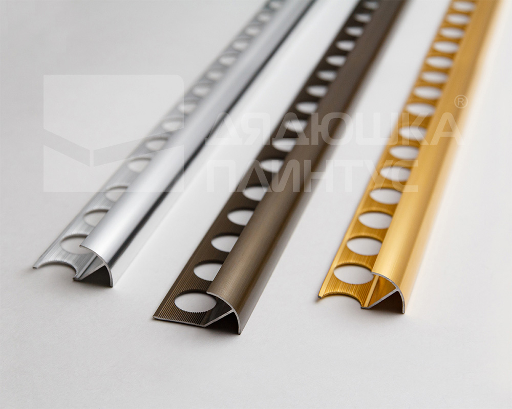 Профиль окантовочный ПУ 20-10.01лп Серебро полированое