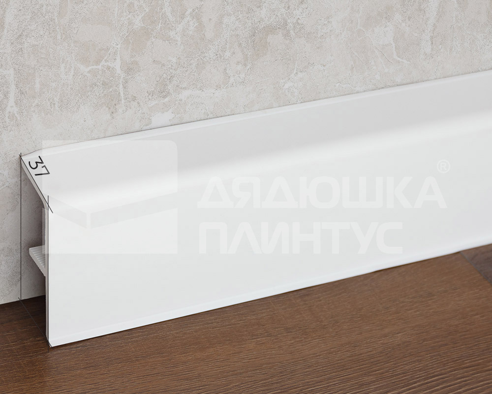 Купить Плинтус для труб отопления ПВХ Smartprofile Аква. Для труб до 25мм.  2.2 метра в магазине «Дядюшка Плинтус - Москва»
