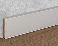 Плинтус ХДФ Dollken Cubu Flex Life 40мм х 11/13мм х 2,5 м 1246 Платинум Сильвер