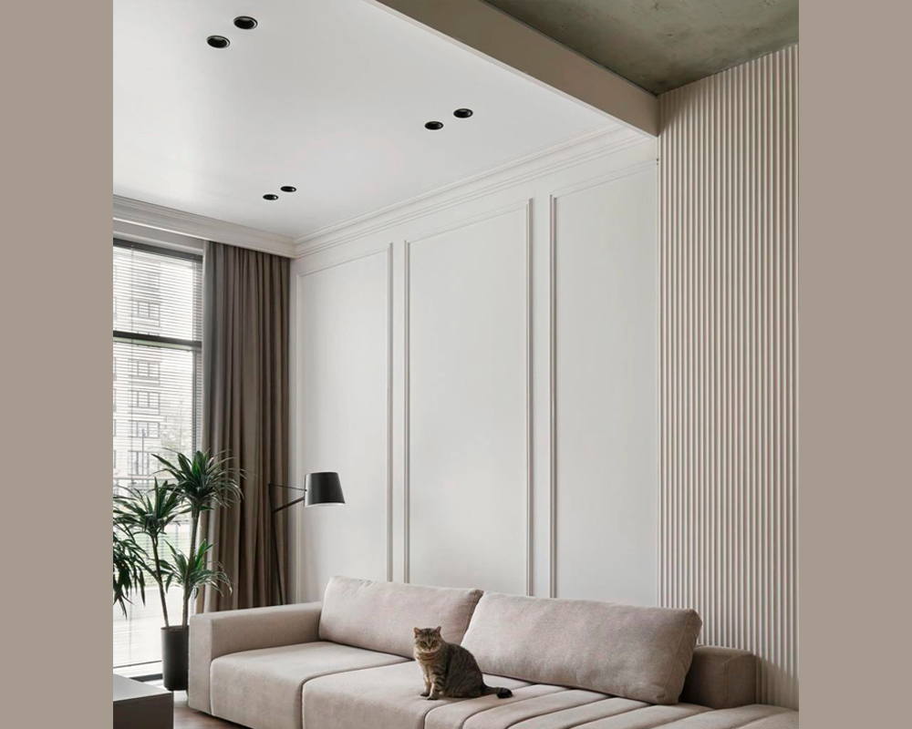 Карниз потолочный NMC WT11 130*105*2000 Белый под покраску