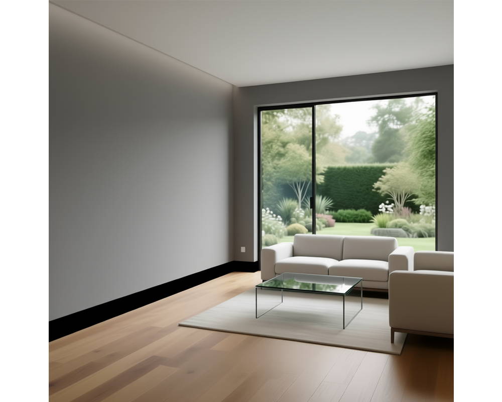 Плинтус из полистирола высокой плотности Волшебная Палочка 80*15*2000. MSPOL 101 Белый под покраску