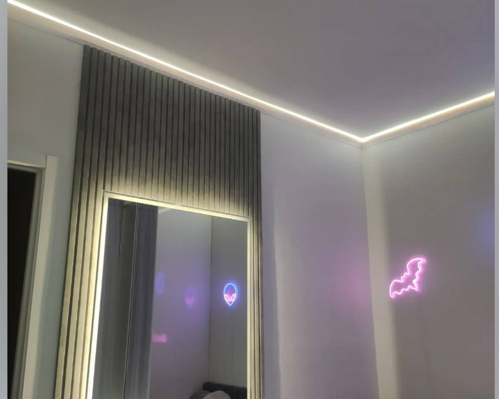 Молдинг из полистирола высокой плотности HI WOOD LB20 20мм х 10мм х 2,0м.