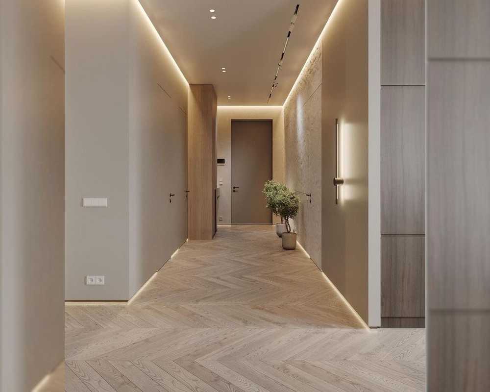 Теневой плинтус для подсветки Волшебная палочка 49,5 х 19,5 х 12,4 мм 3,0 м Чёрный матовый