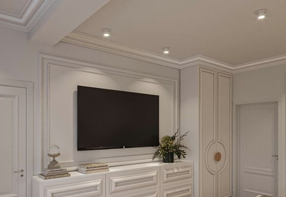 Карниз потолочный NMC WT11 130*105*2000 Белый под покраску