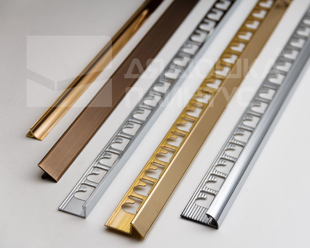 Алюминиевый Треугольный Профиль 10 мм Анодированное Серебро Progress PJTRAA 10