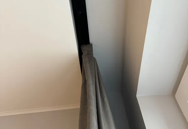 Карниз Шина черный комплект 2-х ряд ПВХ Волшебная палочка 3,4м