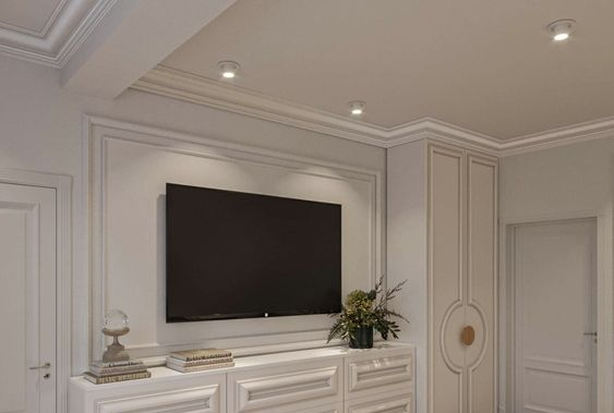 Карниз потолочный NMC WT2 75*90*2000 Белый под покраску