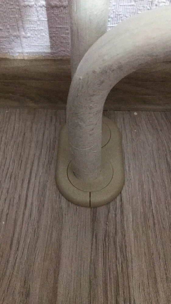 Двойной обвод для труб ПВХ d25 Белый