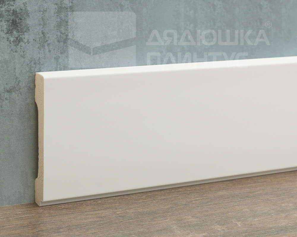 Плинтус из полистирола высокой плотности Волшебная палочка MSPOL 116 70*12*2000 Белый под покраску