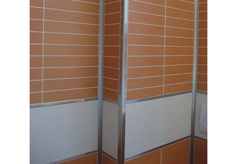 Угол из нержавеющей стали PROGRESS PEGAC 15A самоклеющийся 15х15 Полированный