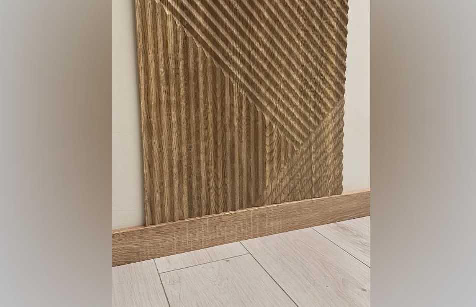 Плинтус МДФ Лука Пл 80МДФ.2400.Point line 24048 Дуб небраска