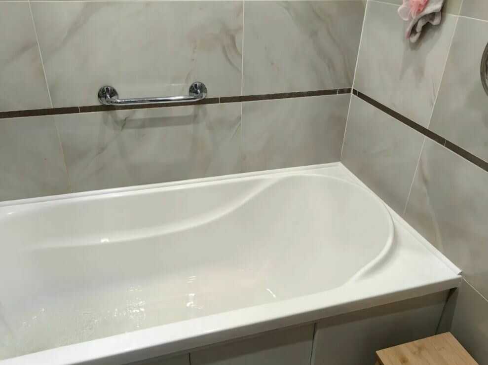 Бордюр для ванны акриловый Волшебная палочка П12 750*12*12 мм левый