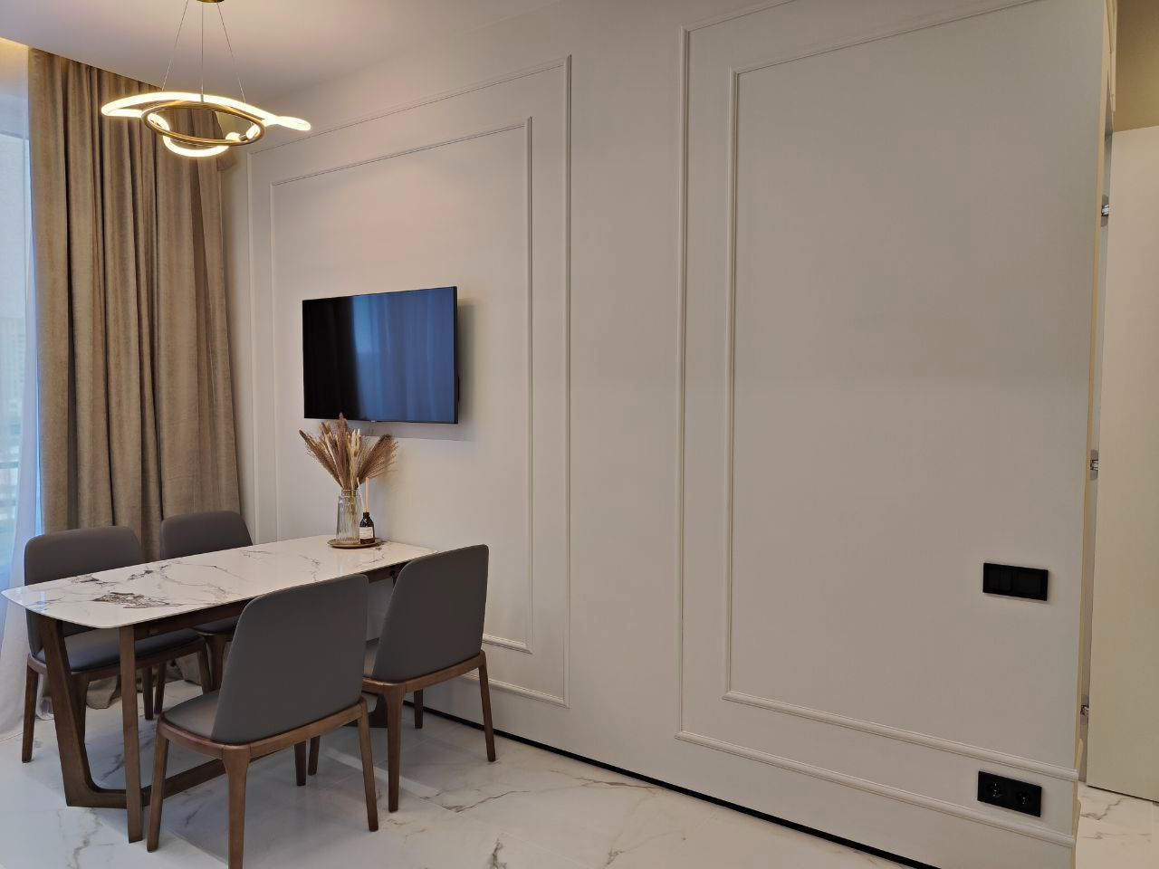 Плинтус ДЮРОПОЛИМЕР NMC Wallstyl FL6 Белый