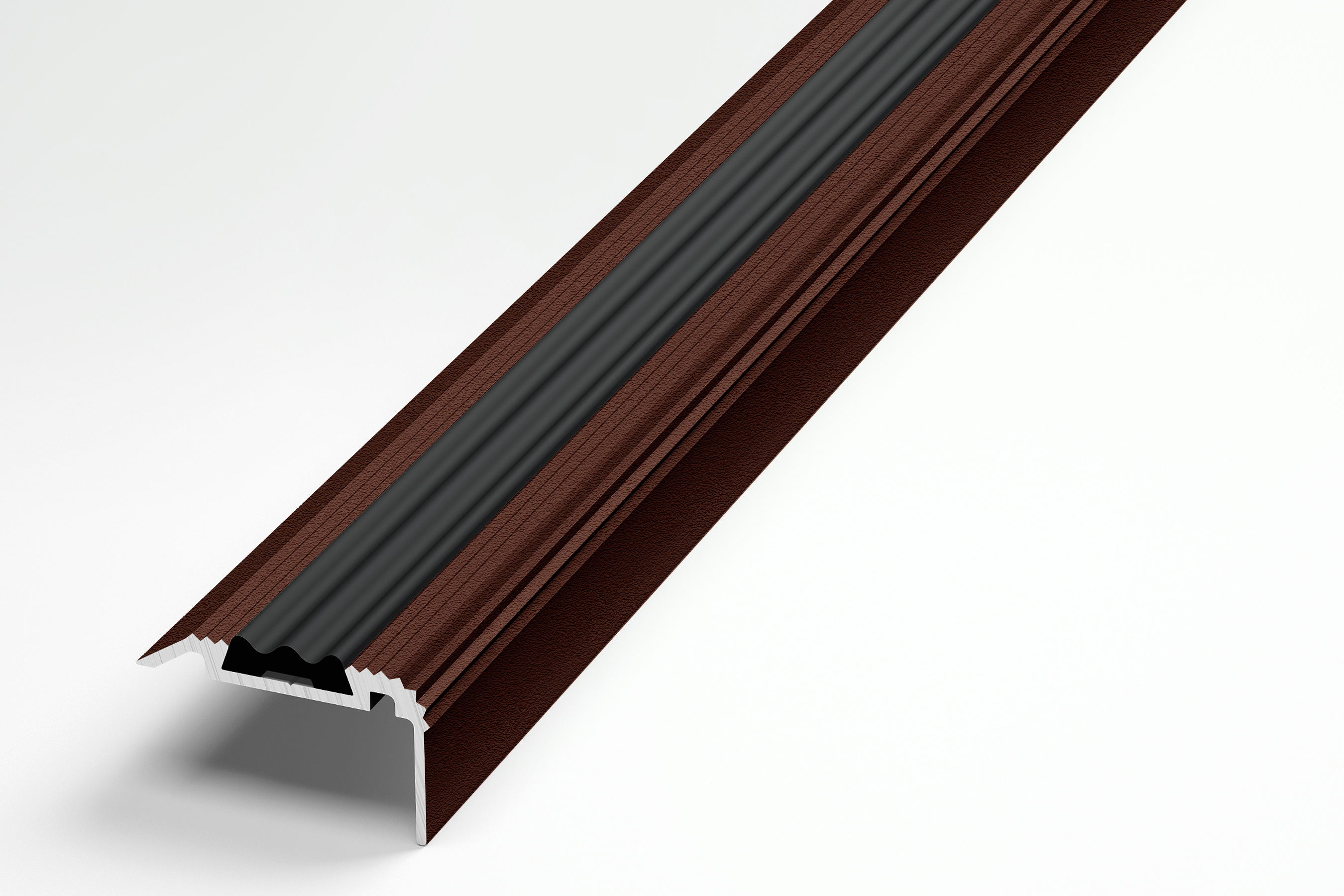 Порог угловой ПУ 07-1.900.03 Шоколад