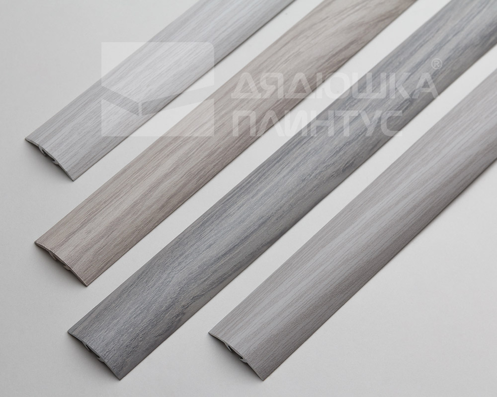 Разноуровневый порог с дюбелем MAGIC STICK. 30 мм 0,9 м Ясень серый