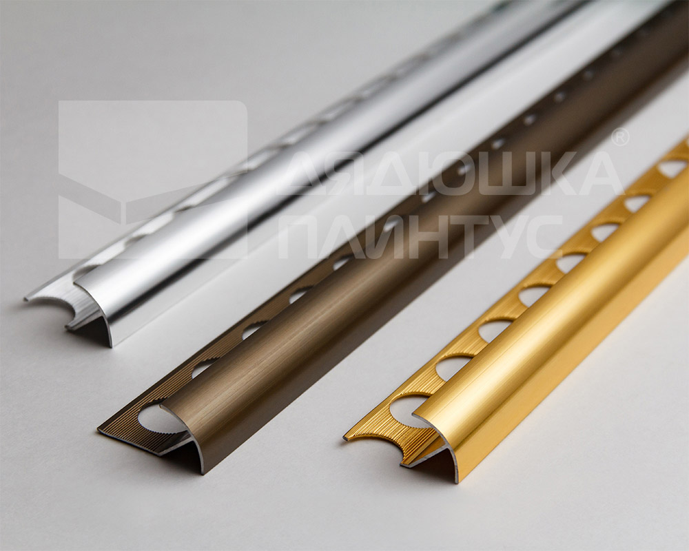 Профиль окантовочный ПУ 20-10.01лп Серебро полированое