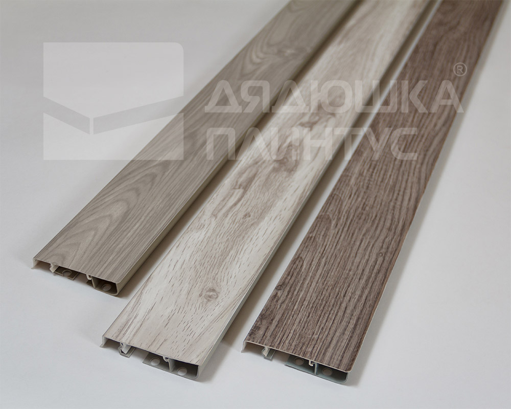 Плинтус ПВХ Cezar матовый с мягким краем HI-LINE PRESTIGE 089