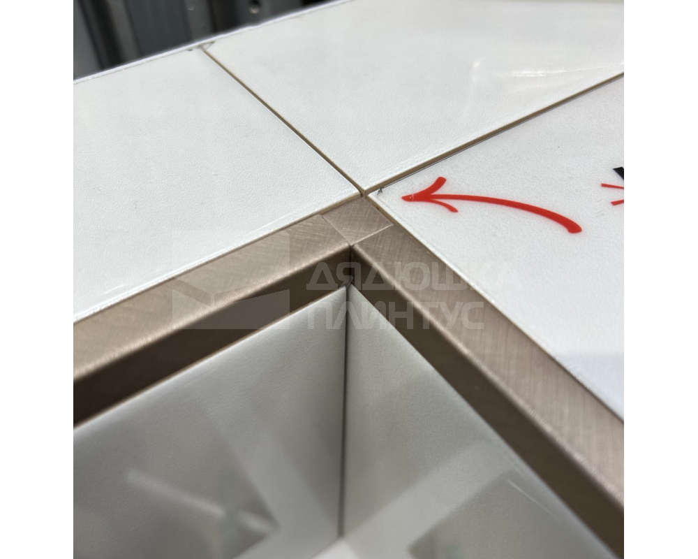 Профиль окантовочный Progress PJQSBX 10 10 мм 2,7 м Крац. Серебро Tiltex