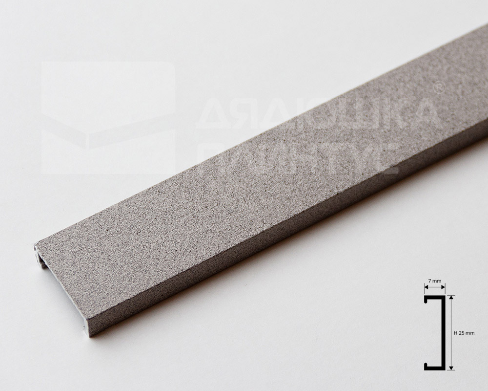 Профиль разделительный Progress Stone Gray PLTPA 25-SL05