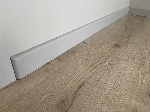 Плинтус МДФ Лука Пл 80МДФ.2400.Point line 24068 Капучино