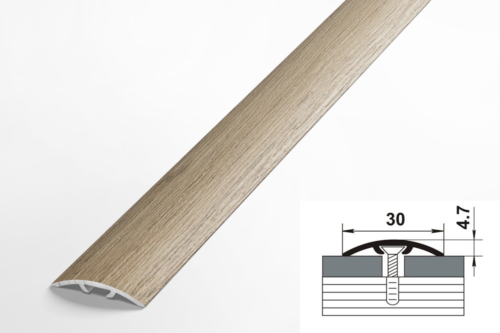 Порог одноуровневый ЛС 04-2.900.4087 Дуб беленый