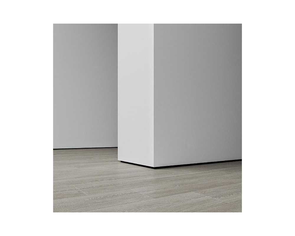 Теневой плинтус для подсветки Волшебная палочка 49,5 х 19,5 х 12,4 мм 3,0 м Чёрный матовый