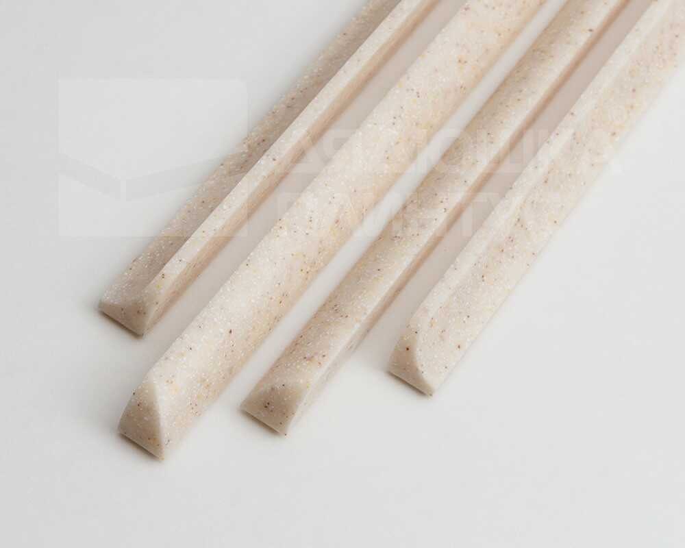 Бордюр для ванны акриловый Волшебная палочка ПШ1224 750*24*12 Бежевый правый