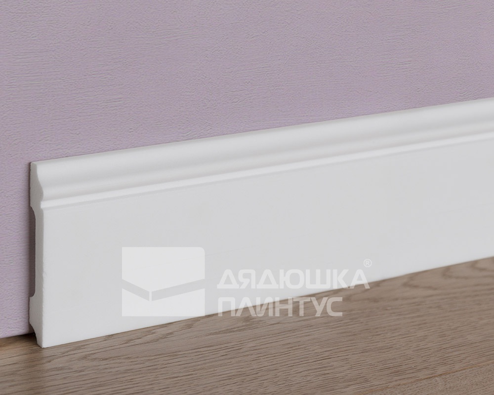 Плинтус ДЮРОПОЛИМЕР NMC Wallstyl FL1 Белый