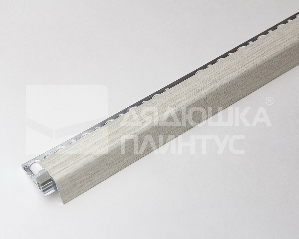 Алюминиевый составной порог Progress 10/12*25мм Дуб Айс PINYC41W 09