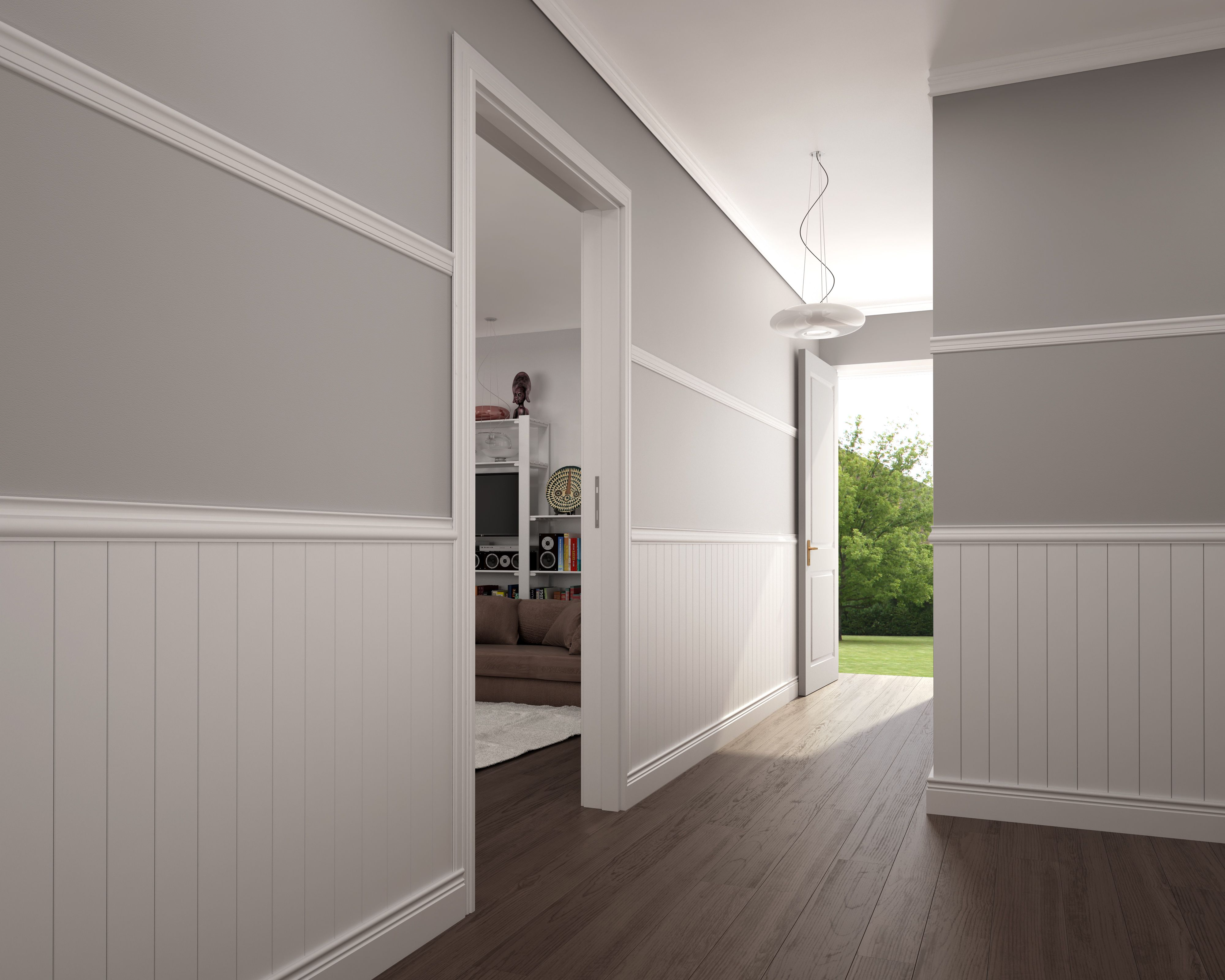 Плинтус МДФ Smartprofile Paint 60 Белый