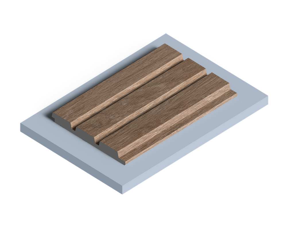 Панель LV124 BR416 HI WOOD 120,0мм х 12,0мм х 2,7м