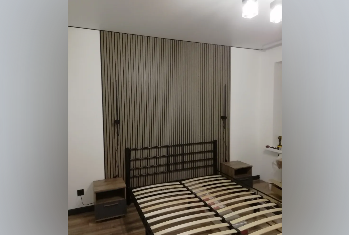 Панель вспененный полистирол ГРЕЙС 3D RAIL 120*2700 мм. Дуб антик