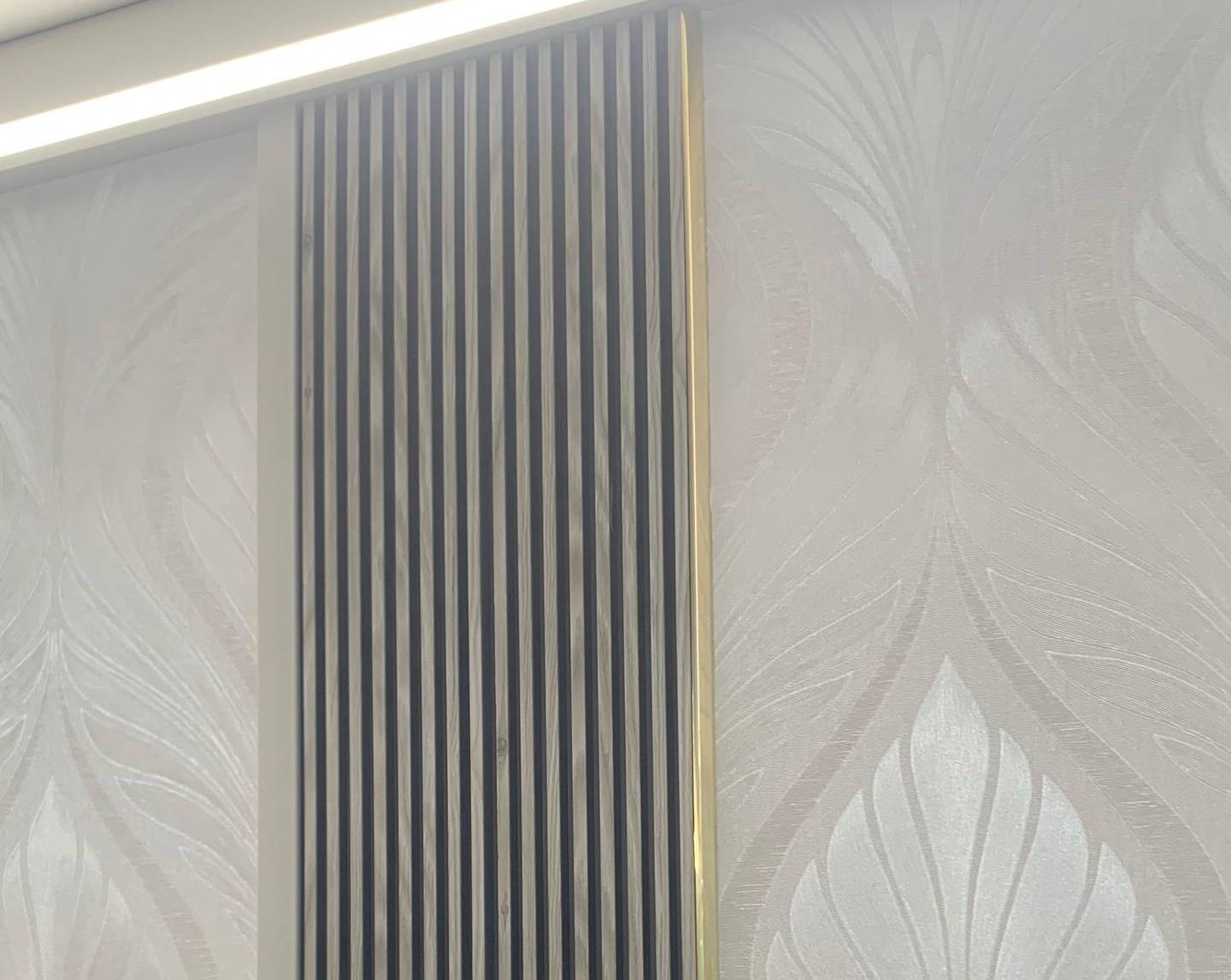 Панель вспененный полистирол  ГРЕЙС 3D RAIL EAST 120*2700 Береза