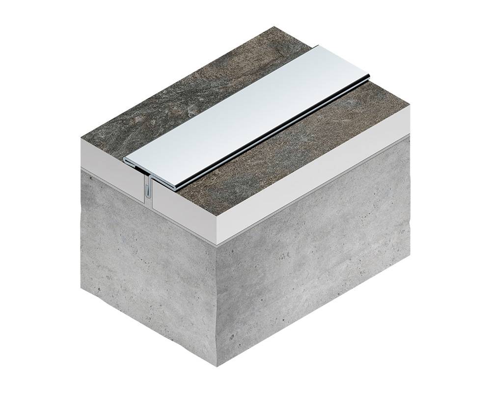 PVS90-06 Профиль Т-образный нержавеющая сталь Антик браш светлый 14мм х 2.7м