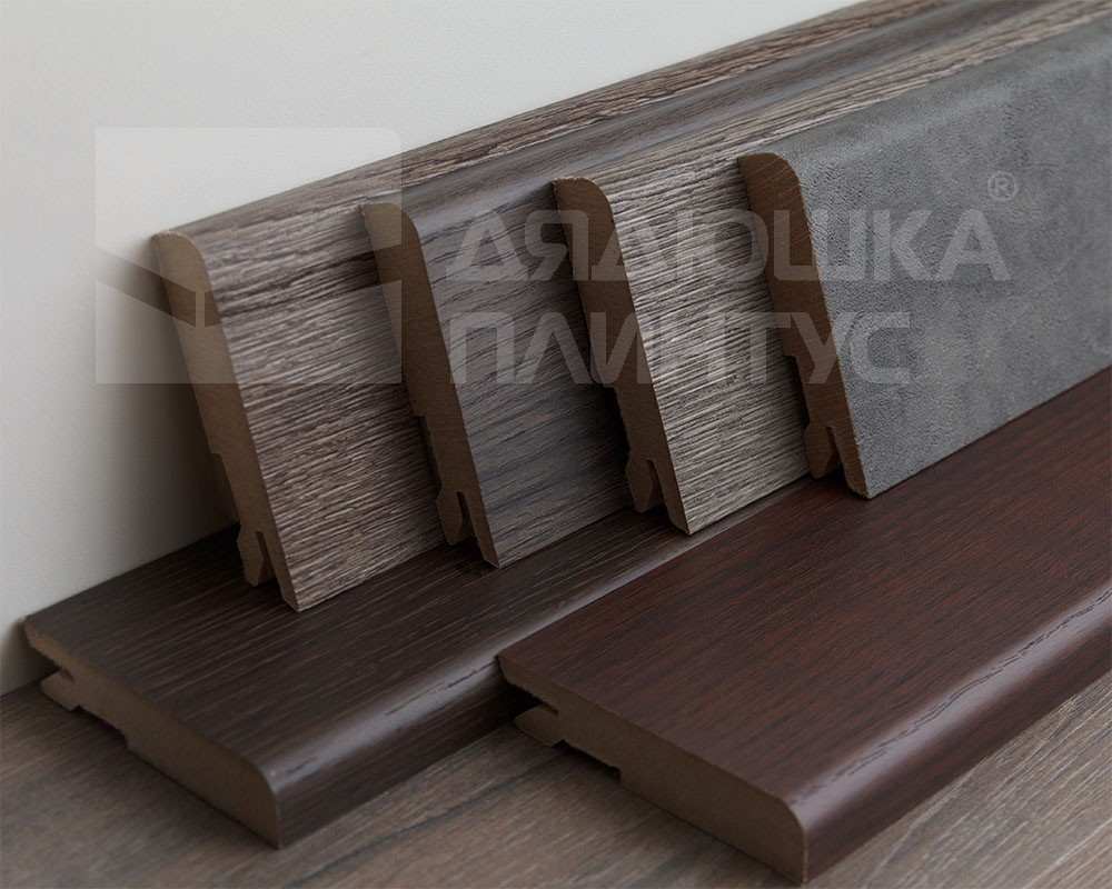 Плинтус МДФ Лука Пл 80МДФ.2400.Point line 24048 Дуб небраска