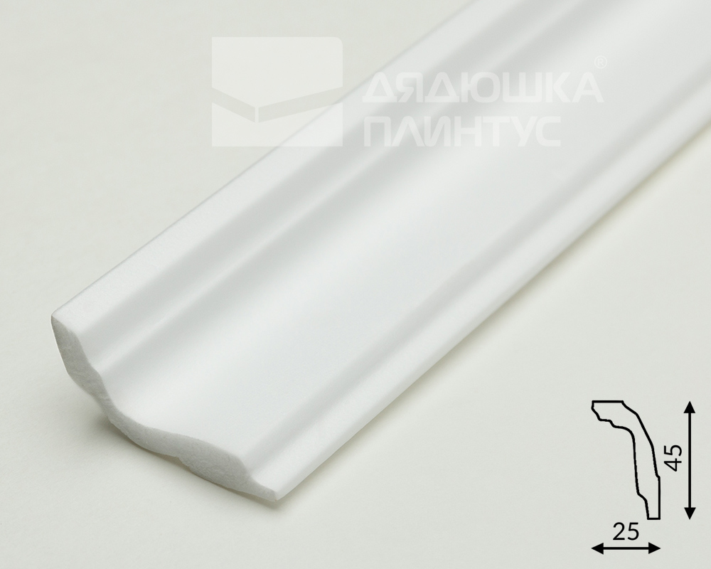Карниз потолочный NMC LX-49 45*23мм 2м