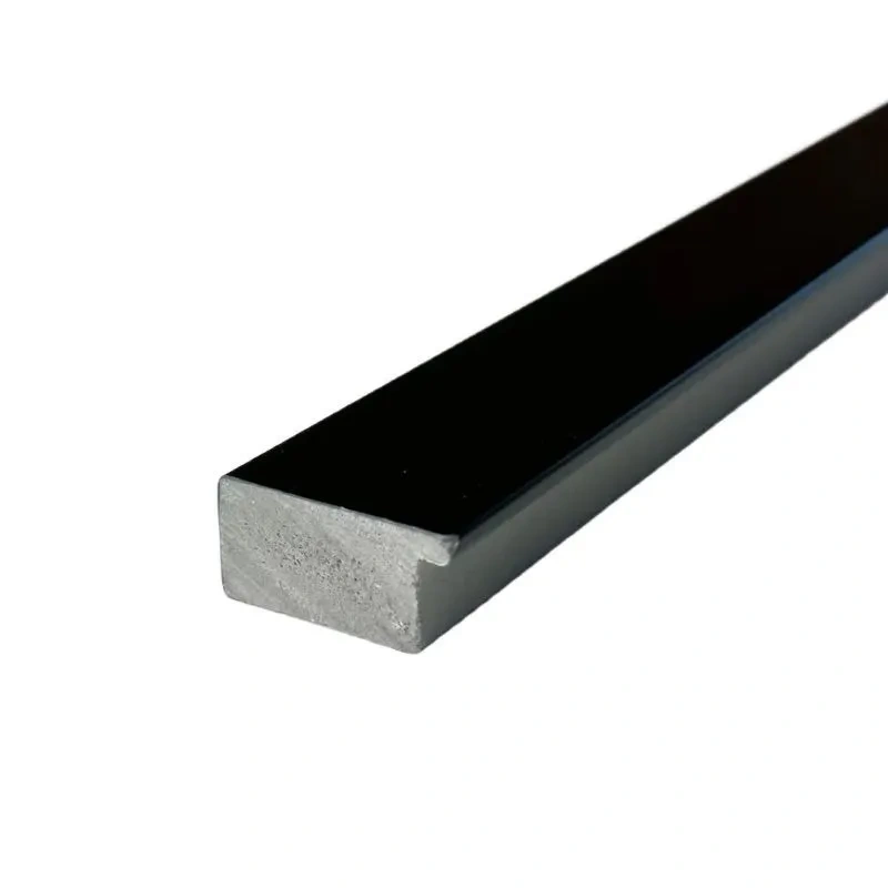 Профиль завершающий для панелей 3D RAIL 2700*25*11 мм Черный