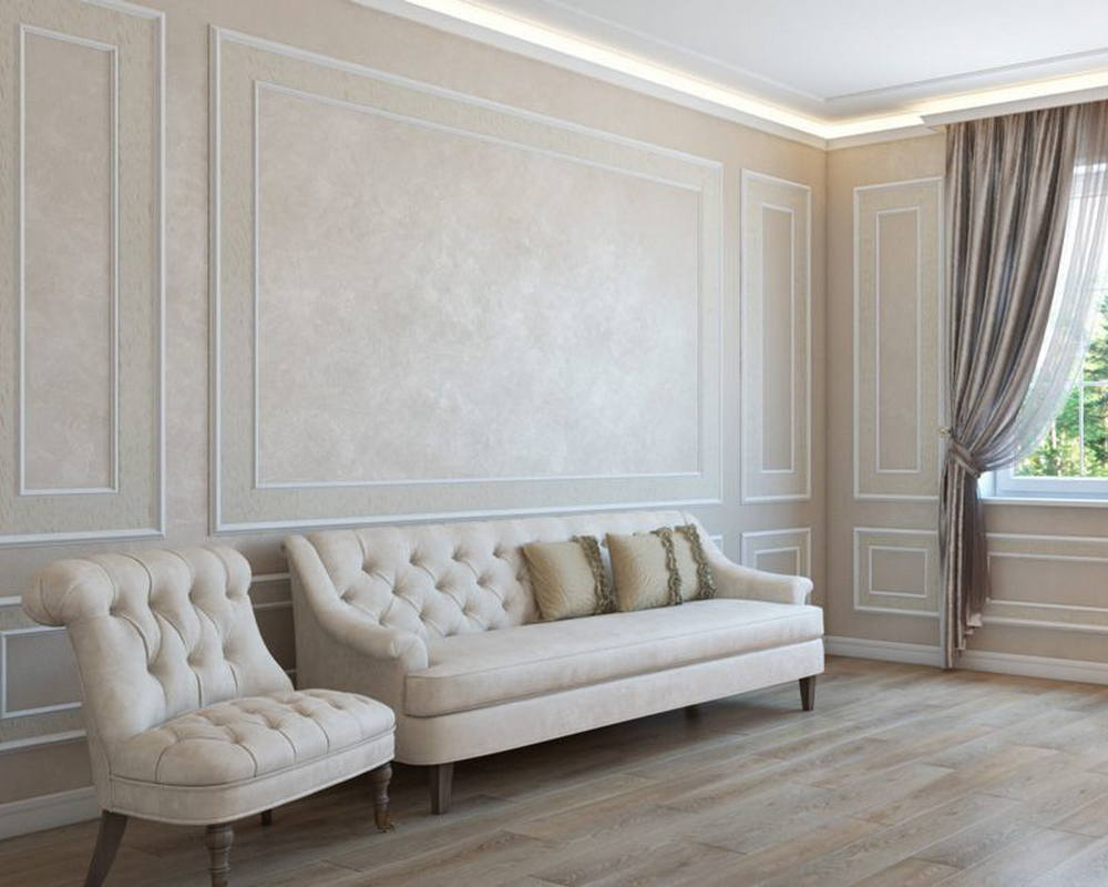 Молдинг из полистирола высокой плотности HI WOOD LB20 20мм х 10мм х 2,0м.