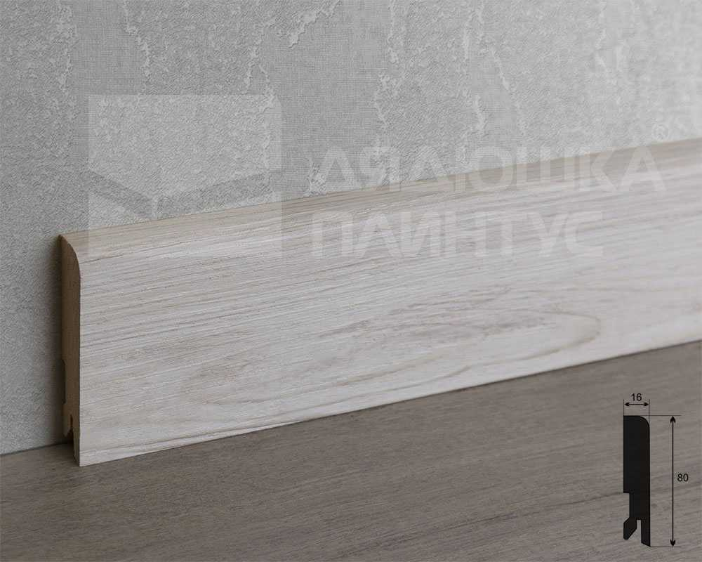 Плинтус МДФ Лука Пл 80МДФ.2400.Point line 24043 Сосна скания