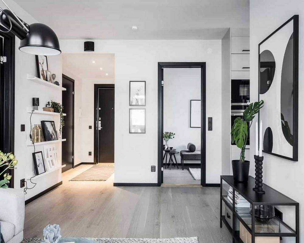 Плинтус напольный Salag Alpha 80*16*2400 мм AP81M3 Чёрный