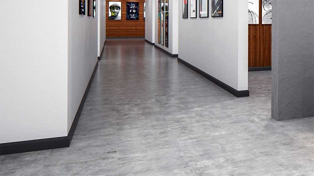 Плинтус МДФ Лука Пл 80МДФ.2400.Point line 24018 Дуб скальный темный