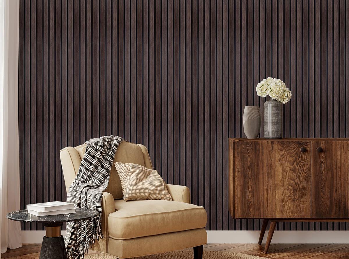 Профиль завершающий для панелей 3D RAIL 2700*25*11 мм Черный