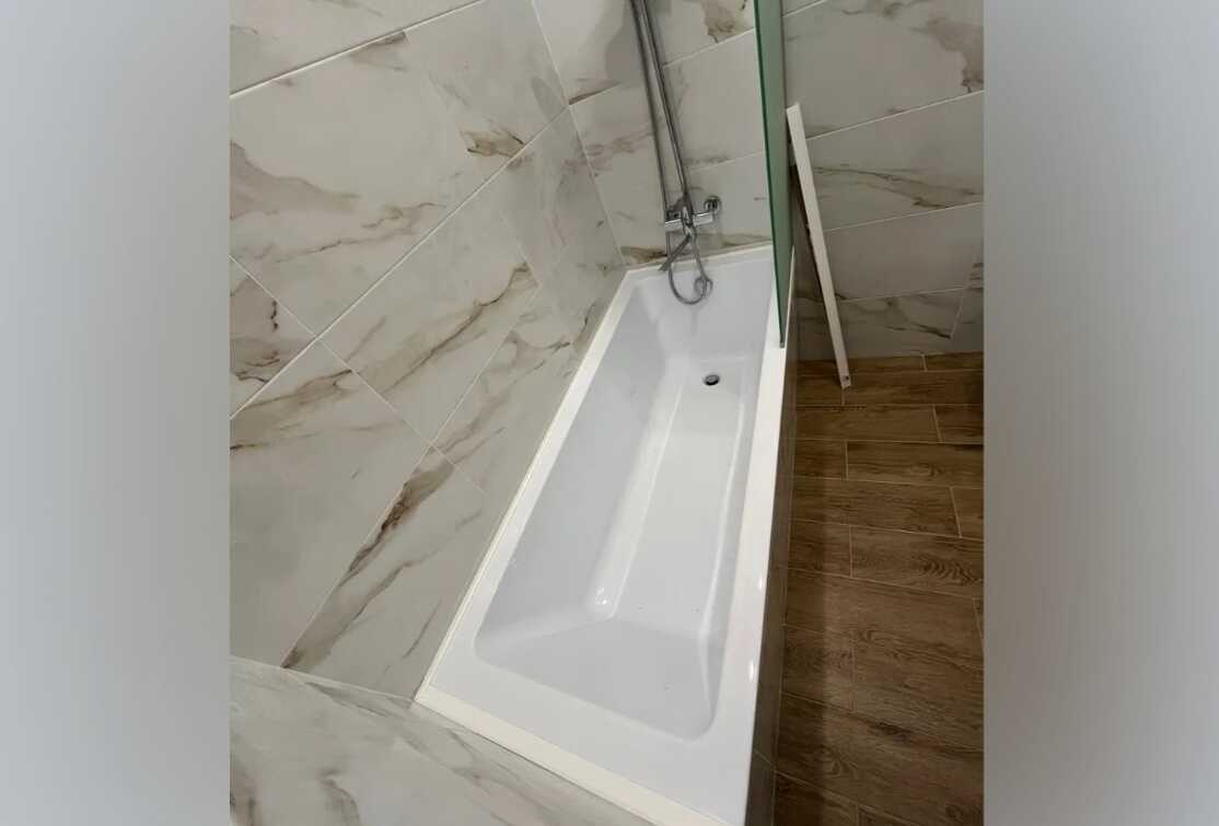 Бордюр для ванны акриловый Волшебная палочка ГБ24 750*24*12 мм правый