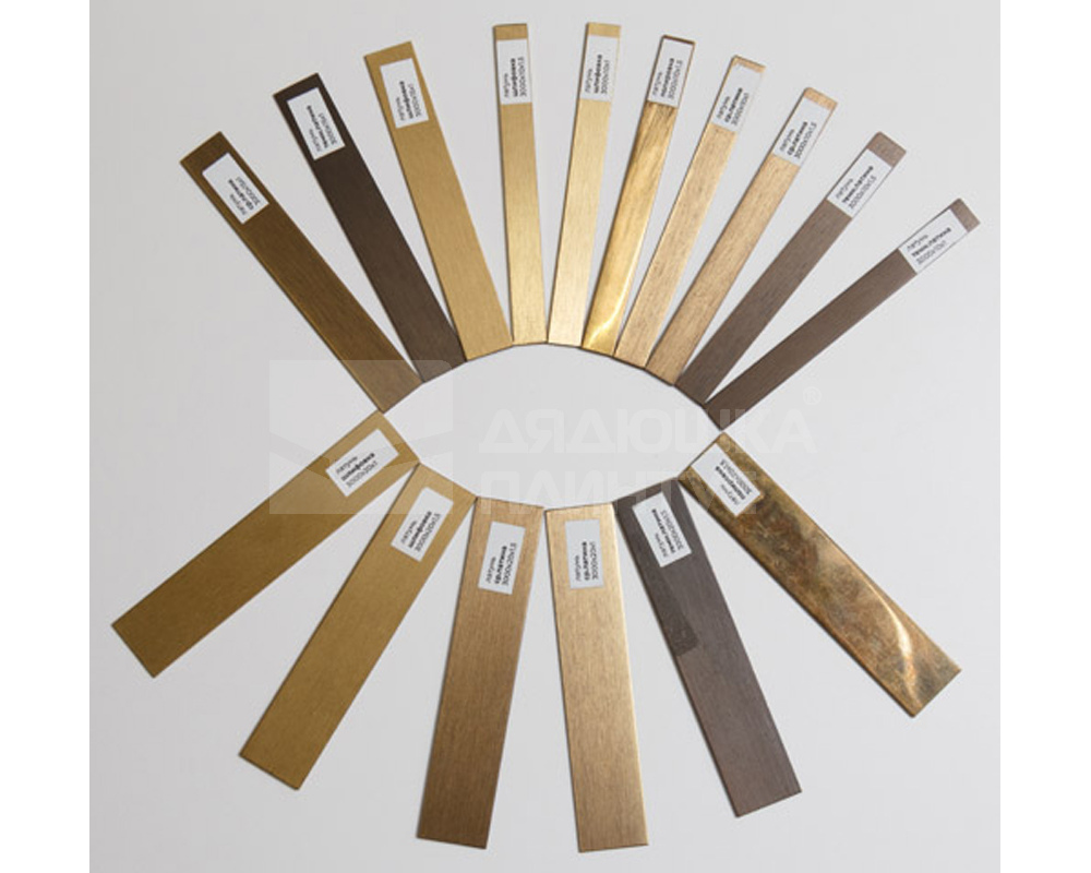 Полоса (латунь/средняя патина 3000х10х1,5)